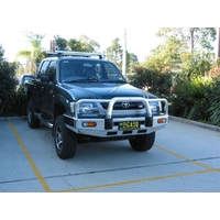 ECB Black Ripple BullBar to suit Toyota HiLux 4WD 11/97 - 02/05