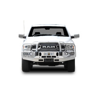 ECB Textura Black Winch BullBar with Bumper Lights to suit Dodge Ram 1500 DS Laramie 07/18 - Onwards