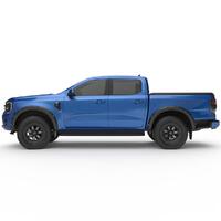 EGR Fender Flares Full Set to suit Ford Ranger 2022 - Onwards XL/XLS/XLT/Sport (Ultra Matte Black Unpainted Bolt Style)