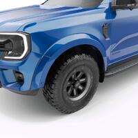 EGR Fender Flares Full Set to suit Ford Everest 2022 - Onwards (Aluminium Smooth)
