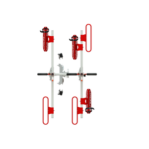 Gripsport Tilting Caravan 3 Bike Carrier with Hoop + Taco and Quick Release Short Bolt On Mount Kit