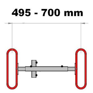 Gripsport Tow Bar Trike Carrier with Small Wheel Spacing (495 - 700mm)