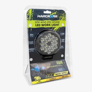 HARDKORR XDW Mine-Spec ROUND LED WORK LIGHT (30W)