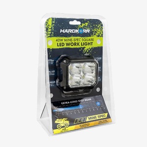 HARDKORR XDW Mine-Spec SQUARE LED WORK LIGHT (40W)