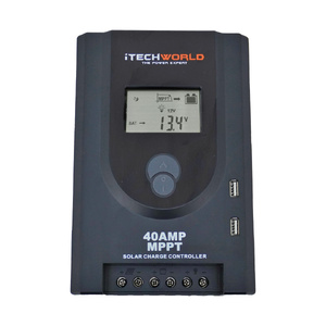 iTechWorld 40A MPPT Solar Charge Controller (12/24V)