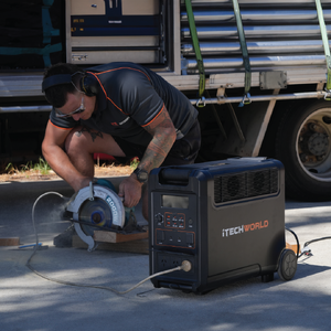 iTechWorld 3600W Portable Lithium Power Station (300Ah)