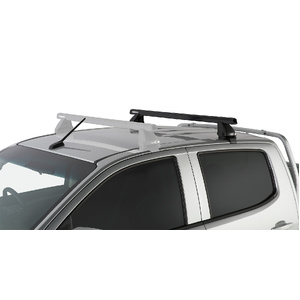 Rhino-Rack JA0215 Heavy Duty 2500 Black 1 Bar Roof Rack (Rear) for ISUZU D-Max Gen2 TF Space Cab 2DR Ute (01/2012-12/2020)