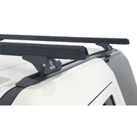 Rhino HD RLTP Trackmount Black 2 Bar Roof Rack for LAND ROVER Discovery 3 &amp; 4, 5dr 4WD  4/05 to 6/17