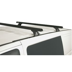 Rhino-Rack JA0815 Heavy Duty RLTF Trackmount Black 2 Bar Roof Rack for HYUNDAI iLoad 2DR Van (01/2008-12/2021)