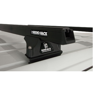 Rhino-Rack JA0819 Heavy Duty RLTP Black 2 Bar Roof Rack for MERCEDES BENZ Vito Low Roof (SWB/LWB) 2DR Van (04/2004-06/2015)