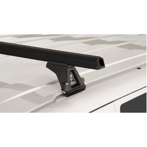 Rhino-Rack JA0829 Heavy Duty RLTF Black 3 Bar Roof Rack for VOLKSWAGEN Kombi 70C SWB (Low Roof) 2DR Van (07/2006-Current)