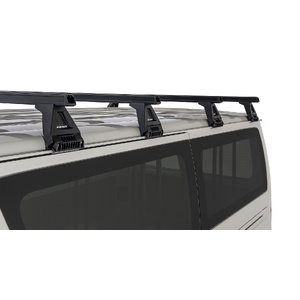 Rhino-Rack JA0847 Heavy Duty RL150 Black 4 Bar Roof Rack for TOYOTA Hiace Gen 5 LWB 2DR Van (03/2005-05/2019)
