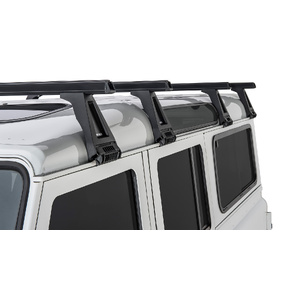 Rhino-Rack JA0850 Heavy Duty RL210 Black 4 Bar Roof Rack for LAND ROVER Defender 110 (incl. Hard Top) 4DR 4WD (03/1993-12/2020)