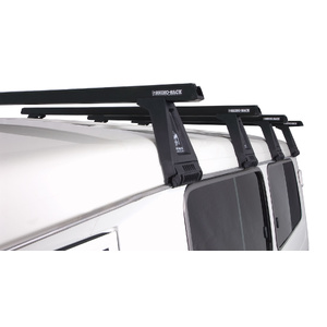 Rhino-Rack JA0851 Heavy Duty RL210 Black 4 Bar Roof Rack for TOYOTA Land Cruiser 78 Series Cab Chassis 4DR 4WD (01/1999-02/2007)