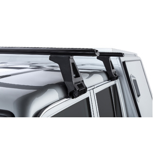 Rhino-Rack JA2735 Vortex RL150 Black 2 Bar Roof Rack for MAHINDRA Pikup Double Cab 4DR Ute (06/2007-Current)
