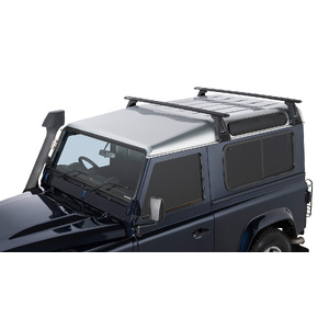 Rhino-Rack JA2737 Vortex RL210 Black 2 Bar Roof Rack for LAND ROVER Defender 110 / 130 Chassis Cab 2DR 4WD (03/1993-12/2020)