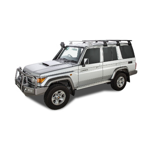 Rhino-Rack JA2773 Vortex RL150 Black 3 Bar Roof Rack for TOYOTA Land Cruiser 76 Series 4DR 4WD (03/2007-Current)