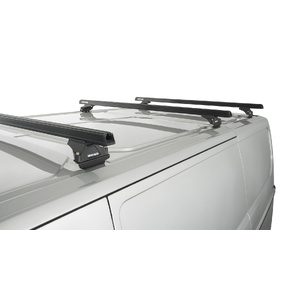 Rhino-Rack JA5418 Heavy Duty RLTP Black 3 Bar Roof Rack for VOLKSWAGEN Transporter T7 SWB 2DR Van (01/2025-Current)