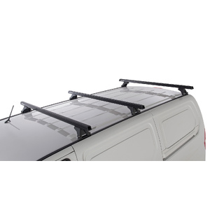 Rhino-Rack JA5743 Heavy Duty RLTF Black 3 Bar Roof Rack for HYUNDAI iLoad 2DR Van (01/2008-12/2021)
