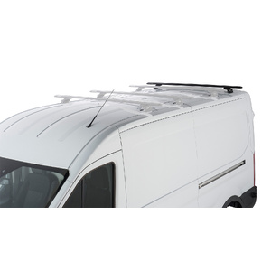 Rhino-Rack JA6329 Vortex RLTP Black 1 Bar Roof Rack for FORD Transit LWB (Mid/High Roof) 2DR Van (01/2014-Current)