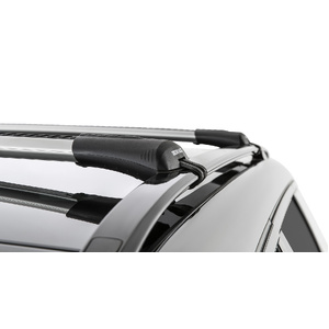 Rhino-Rack JA7952 Vortex StealthBar Silver 2 Bar Roof Rack for LAND ROVER Discovery Sport With Roof Rails 4DR SUV (05/2015-Current)