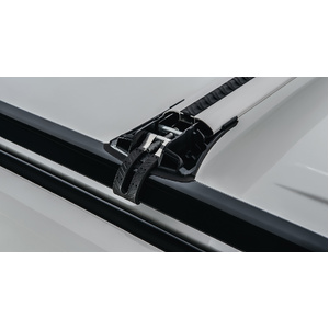 Rhino-Rack JA7952 Vortex StealthBar Silver 2 Bar Roof Rack for MITSUBISHI Pajero NS-NX LWB (With Roof Rails) 4DR 4WD (11/2006-Current)