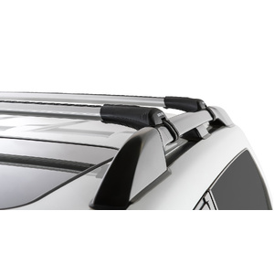 Rhino-Rack JA7952 Vortex StealthBar Silver 2 Bar Roof Rack for TOYOTA Prado 150 Series With Roof Rails 3DR 4WD (01/2009-12/2024)