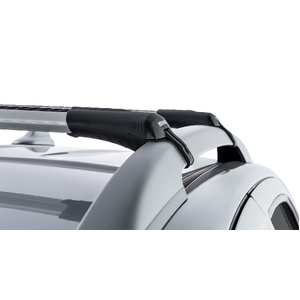 Rhino-Rack JA7952 Vortex StealthBar Silver 2 Bar Roof Rack for ISUZU D-Max Gen2 TF (LS-T/X-Runner) Crew Cab (With Roof Rails) 4DR Ute (01/2012-12/2020