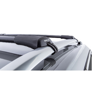 Rhino-Rack JA7969 Vortex StealthBar Black 2 Bar Roof Rack for VOLKSWAGEN Touareg 7P With Roof Rails 5DR SUV (07/2011-12/2018)