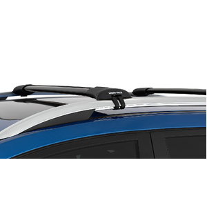 Rhino-Rack JA7970 Vortex StealthBar Black 2 Bar Roof Rack for MG ZS Gen1 With Raised Rail 5DR SUV (01/2017-12/2023)