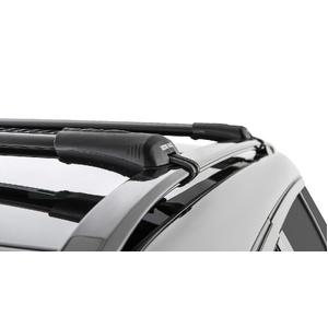 Rhino-Rack JA7971 Vortex StealthBar Black 2 Bar Roof Rack for LAND ROVER Discovery Sport With Roof Rails 4DR SUV (05/2015-Current)