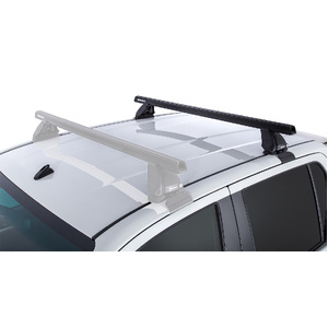 Rhino-Rack JA7995 Heavy Duty 2500 Black 1 Bar Roof Rack (Rear) for TOYOTA Hilux Gen 8 Double Cab 4DR Ute (10/2015-Current)