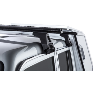 Rhino-Rack JA9217 Vortex RL110 Black 2 Bar Roof Rack for TOYOTA Land Cruiser 79 Series Double Cab 4DR 4WD (01/2007-12/2023)
