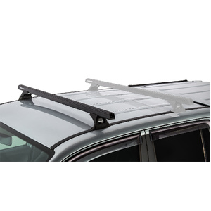 Rhino-Rack JA9466 Heavy Duty RCH Black 1 Bar Roof Rack (Front) for VOLKSWAGEN Amarok 2H Dual Cab 4DR Ute (01/2011-12/2023)