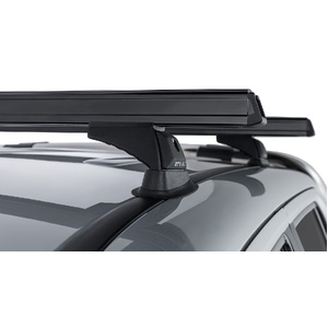Rhino-Rack JA9478 Heavy Duty RCH Black 2 Bar Roof Rack for VOLKSWAGEN Amarok 2H Dual Cab 4DR Ute (01/2011-12/2023)