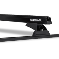 Rhino-Rack JB0050 Heavy Duty RCL Trackmount Black 2 Bar Roof Rack for TOYOTA Tarago Single Sliding Door (Excl. Sun Roof) 4DR Van (09/1990-06/2000)