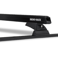 Rhino-Rack JB0072 Heavy Duty RCL Trackmount Black 2 Bar Roof Rack for VOLVO 740-760 5DR Wagon (02/1983-12/1991)