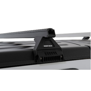 Rhino-Rack JB0101 Heavy Duty RL110 Black 2 Bar Roof Rack for JEEP Wrangler JL Hard Top 4DR 4WD (04/2019-Current)