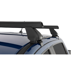 Rhino-Rack JB0963 Heavy Duty 2500 Black 2 Bar Roof Rack for MAZDA BT50 Gen2 Dual Cab 4DR Ute (01/2011-12/2020)