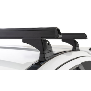 Rhino-Rack JB1669 Heavy Duty RCH Black 2 Bar Roof Rack for FORD Ranger PX/PX2/PX3 Super Cab 4DR Ute (01/2011-12/2022)