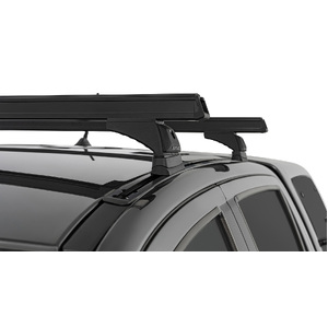 Rhino-Rack JB1673 Heavy Duty RCH Black 2 Bar Roof Rack for FORD Ranger PX/PX2/PX3 Double Cab 4DR Ute (01/2011-12/2022)