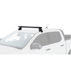 Rhino-Rack JC-01545 Heavy Duty 2500 Black 1 Bar Front Roof Rack for VOLKSWAGEN Amarok Gen2 Double Cab 4DR Ute (01/2023-Current)