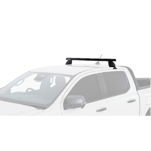 Rhino-Rack JC-01546 Heavy Duty 2500 Black 1 Bar Rear Roof Rack for VOLKSWAGEN Amarok Gen2 Double Cab 4DR Ute (01/2023-Current)