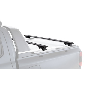 Rhino-Rack JC-01556 Vortex RX Black 2 Bar Roof Rack for FORD Ranger Wildtrak Gen 2 (P703) Double Cab Raised Rails 4DR Ute (01/2022-Current)