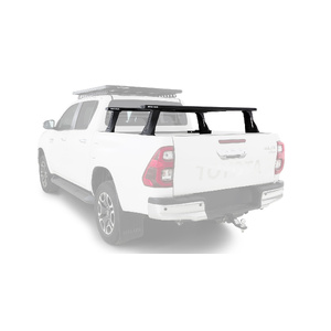 Rhino-Rack JC-01579 Reconn-Deck 2 Bar Ute Tub System &amp; 2 NS Bars for TOYOTA Hilux Gen8 SR5 (A-Deck Tub - Without external hooks) Double Cab 4DR Ute (0