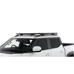 Rhino-Rack JC-01604 Pioneer 6 Platform (1300 x 1380mm) &amp; RX100 legs for HOLDEN Colorado Crew Cab (With Roof Rails) 4DR Ute (01/2015-12/2020)