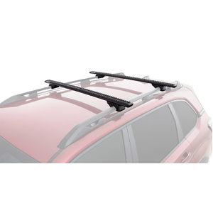 Rhino-Rack JC-04570 Sportz RX Black 2 Bar Roof Rack for GWM Cannon Alpha Gen 1 Double Cab Raised Rails 4DR Ute (01/2024-Current)