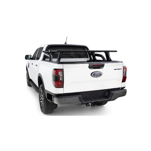 Rhino-Rack JC-06652 Reconn-Deck 2 Bar Ute Tub System for FORD Ranger Super Duty Gen 2 (P703) Truck Bed (With Ford Internal Side Wall Tracks) Double Ca