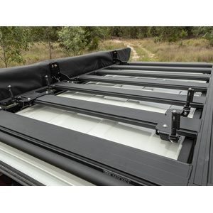 Kaon Stealth Folding Maxtrax &amp; TRED Mounts to suit ARB BASE Rack [East-West]
