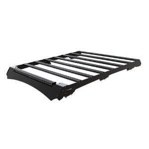 RAM 1500 5th Gen Crew Cab (2019-Current) Slimsport Roof Rack w/40in Lightbar Kit by Front Runner - KSDR003L